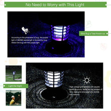 Load image into Gallery viewer, Solar Powered LED Outdoor Yard Garden Lawn Light Waterproof Anti Mosquito Pest Bug Trapping Lamp - jnpworldwide