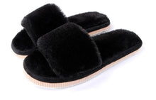 Load image into Gallery viewer, Womens Fur Slippers Winter Shoes Size room Home Slipper Women Indoor Warm Fluffy Cotton cover pairs - jnpworldwide