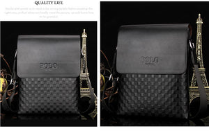 Men Canvas Bag Leather Briefcase Travel Suitcase Messenger Shoulder Handbag Casual Business Laptop - jnpworldwide