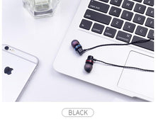 Load image into Gallery viewer, ear Wired Earphone For Mobile Phone Earphones 5 Colors 3.5mm Sport Micro iPhone Xiaomi Mic - jnpworldwide