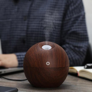 USB Aroma Essential Oil Diffuser Ultrasonic Cool Humidifier Air Purifier Color LED Night light Home - jnpworldwide