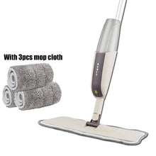 Load image into Gallery viewer, Spray Floor Mop with Reusable Microfiber Pads 360 Degree Handle Mop clean wash - jnpworldwide