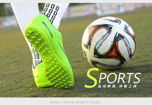 Men Kids Turf Indoor Soccer Shoes Cleats Original Futsal Football Boots Sneakers Chaussure De Foot - jnpworldwide