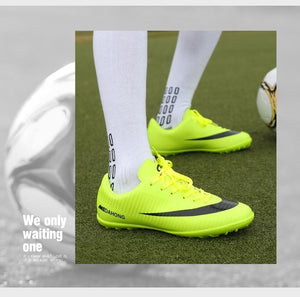 Men Kids Turf Indoor Soccer Shoes Cleats Original Futsal Football Boots Sneakers Chaussure De Foot - jnpworldwide