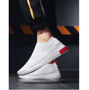 Thin Shoes Summer White Shoes Men Sneakers Teen Shoes Lace Trend New Feel Socks tenis comfortable 1 - jnpworldwide