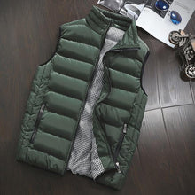 Load image into Gallery viewer, Casual Vest Men Autumn Winter Jackets Thick Sleeveless Coats Male Warm Cotton-Padded Waistcoat gilet - jnpworldwide