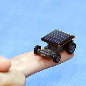 Solar Toy For Kids Smallest Power Mini Car Racer Educational Powered ABS fairy yard path garden - jnpworldwide