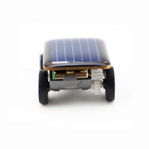 Solar Toy For Kids Smallest Power Mini Car Racer Educational Powered ABS fairy yard path garden - jnpworldwide