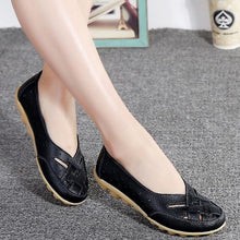 Load image into Gallery viewer, Flats Women comfortable Genuine Leather inserts Shoes Ballet Shoes Female pairs cover over travel 1 - jnpworldwide