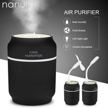 Load image into Gallery viewer, 3 in 1 Aroma Essential Oil Diffuser Cans Humidifier Air Purifier LED Night Light USB Fan Car fresh - jnpworldwide