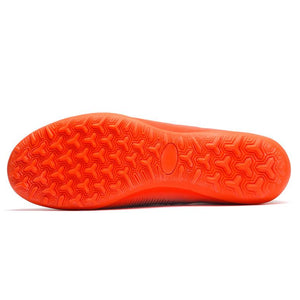 Black Men Soccer Shoes Kids design Cleats Training Football Boots High Ankle Sport Sneakers Size new - jnpworldwide
