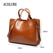 Load image into Gallery viewer, Leather Handbags Big Women Bag High Quality Casual Female Trunk Tote Spanish Brand Shoulder Ladies - jnpworldwide