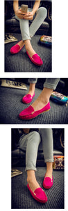 Women Flats shoes Loafers Candy Color Slip Flats Shoes Ballet Comfortable Ladies mens cover pair - jnpworldwide