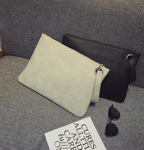 Fashion solid women clutch bag leather women envelope female Handbag messenger Tote Purse Pocket - jnpworldwide