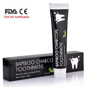 Bamboo Natural Activated Charcoal Teeth Whitening Toothpaste Oral Hygiene Dental FDA CE smile repair - jnpworldwide