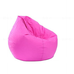 Chair Cover Large Bean bag Waterproof Stuffed Animal Storage Toy Bean Bag Solid Color Oxford - jnpworldwide