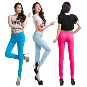 Womens jean star slim pants skinny ripped fit new stretch super designer many sizes colors a - jnpworldwide