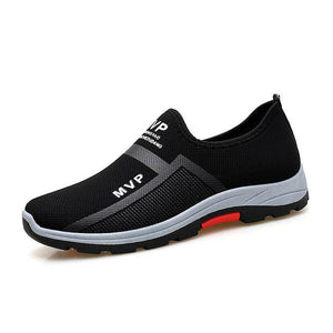 Spring Sneakers Men Casual Shoes Air Mesh Loafers Black Fashion Sneakers Trainers comfortable design - jnpworldwide