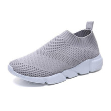 Load image into Gallery viewer, breathable air mesh sneakers women spring summer slip knitting flats soft walking shoes woman girls - jnpworldwide