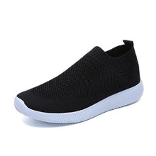 Load image into Gallery viewer, breathable air mesh sneakers women spring summer slip knitting flats soft walking shoes woman girls - jnpworldwide