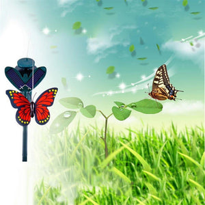 Home Garden Solar Light Simulation Butterfly Solar Power Dancing Flying Simulation Decoration yard - jnpworldwide