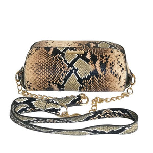 Small Crossbody Bag Women Fashion Snake Leather Shoulder Female Chain Messenger tote Wallet fashion - jnpworldwide