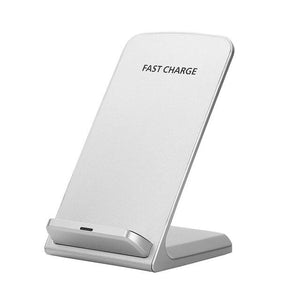 Wireless Charger QC 3.0 Quick Charge Stand Dock Dual Coil for iPhone 8 8Plus X Samsung S9 S8 NOTE 8 - jnpworldwide