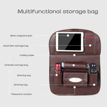 Load image into Gallery viewer, Car Seat Storage Bag Hanging Baby Safety Seat Multifunction Foldable Box Children Safety Back notebook - jnpworldwide