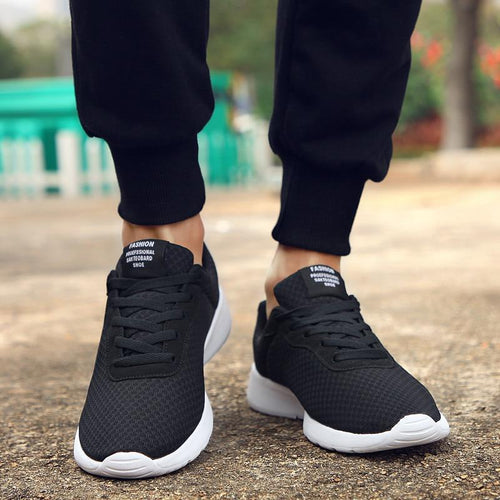 Fashion Mens Casual Shoes Male Sneakers Lightweight Breathable Tenis flats comfortable travel cover - jnpworldwide