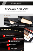 Load image into Gallery viewer, Men&#39;s Crossbody Bag Leather Chest fashion top Designer Messenger Shoulder tote new Travel office 1 - jnpworldwide