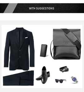 Men's Crossbody Bag Leather Chest fashion top Designer Messenger Shoulder tote new Travel office 1 - jnpworldwide