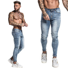 Load image into Gallery viewer, men jean star slim pants skinny ripped fit new stretch super designer many sizes colors rip a - jnpworldwide