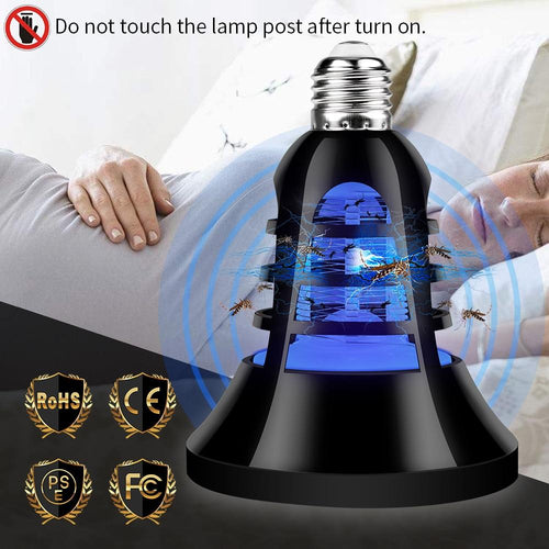 2 in 1 Mosquito Killer Bug E27 9W 15W LED Lamp 220V Bulb Indoor Insect Light Home Night home office - jnpworldwide
