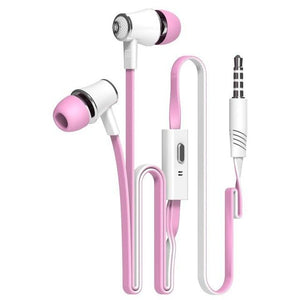 Langsdom Earphone Colorful Headset Hifi Earbuds Bass earpieces Phone Ear Phones Sport mic Stereo new - jnpworldwide