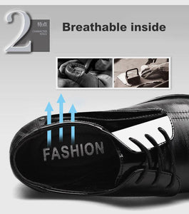 Luxury Business Oxford Leather Shoes Men Breathable Formal Shoes Male Office Wedding Flats Footwear - jnpworldwide