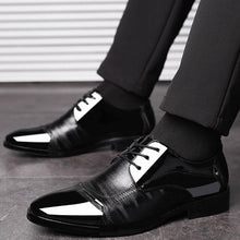 Load image into Gallery viewer, Luxury Business Oxford Leather Shoes Men Breathable Formal Shoes Male Office Wedding Flats Footwear - jnpworldwide