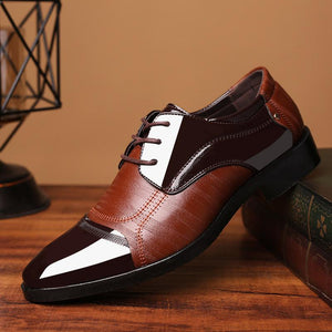 Luxury Business Oxford Leather Shoes Men Breathable Formal Shoes Male Office Wedding Flats Footwear - jnpworldwide