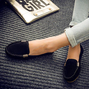 Women Flats shoes Loafers Candy Color Slip Flats Shoes Ballet Comfortable Ladies mens cover pair - jnpworldwide