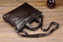 Load image into Gallery viewer, Casual Briefcase Business Shoulder Bag Leather Messenger Computer Laptop Handbag Travel waterproof - jnpworldwide