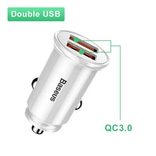 Load image into Gallery viewer, Car Charger universal with Quick Charge 4.0 3.0 For mobile Phone USB port 30W new 1 - jnpworldwide