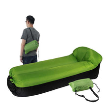 Load image into Gallery viewer, Inflatable Air Sofa Sleeping Bag Outdoor Garden Furniture Beach Lounger Chair Fast Folding Sofa Bed - jnpworldwide
