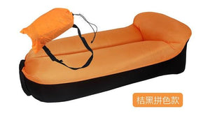 Inflatable Air Sofa Sleeping Bag Outdoor Garden Furniture Beach Lounger Chair Fast Folding Sofa Bed - jnpworldwide