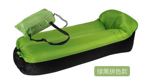 Inflatable Air Sofa Sleeping Bag Outdoor Garden Furniture Beach Lounger Chair Fast Folding Sofa Bed - jnpworldwide