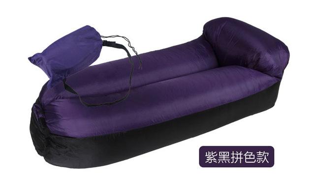 Inflatable Air Sofa Sleeping Bag Outdoor Garden Furniture Beach Lounger Chair Fast Folding Sofa Bed - jnpworldwide