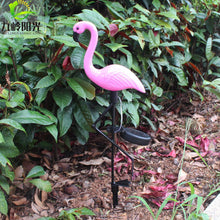 Load image into Gallery viewer, LED Solar Garden Light Simulated Flamingo Lawn Lamp Waterproof Outdoor For Garden Decor landscape - jnpworldwide