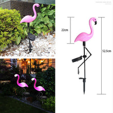 Load image into Gallery viewer, LED Solar Garden Light Simulated Flamingo Lawn Lamp Waterproof Outdoor For Garden Decor landscape - jnpworldwide