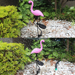 LED Solar Garden Light Simulated Flamingo Lawn Lamp Waterproof Outdoor For Garden Decor landscape - jnpworldwide