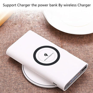 Universal Power Bank Wireless Charger For iPhone Samsung Note 8 S9 S8 S7 Xiaomi External Battery usb - jnpworldwide