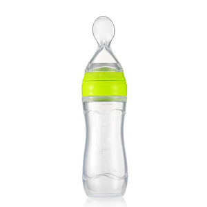 Newborn Baby Bottle Leak-proof Food Dispensing Spoon Juice Cereal Feeding Supplement Rice Cereal - jnpworldwide