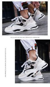 Vintage Sneakers Men Breathable Mesh Casual Shoes Men Comfortable Fashion Tennis Sneakers flats hot - jnpworldwide